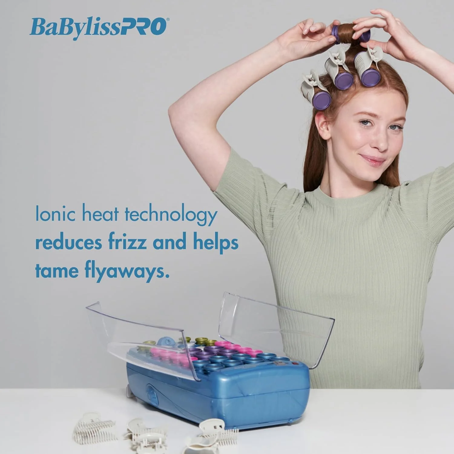 BaBylissPRO Nano Titanium 30pc Ionic Roller Hair Setter (BABNTHS40) - Image 6