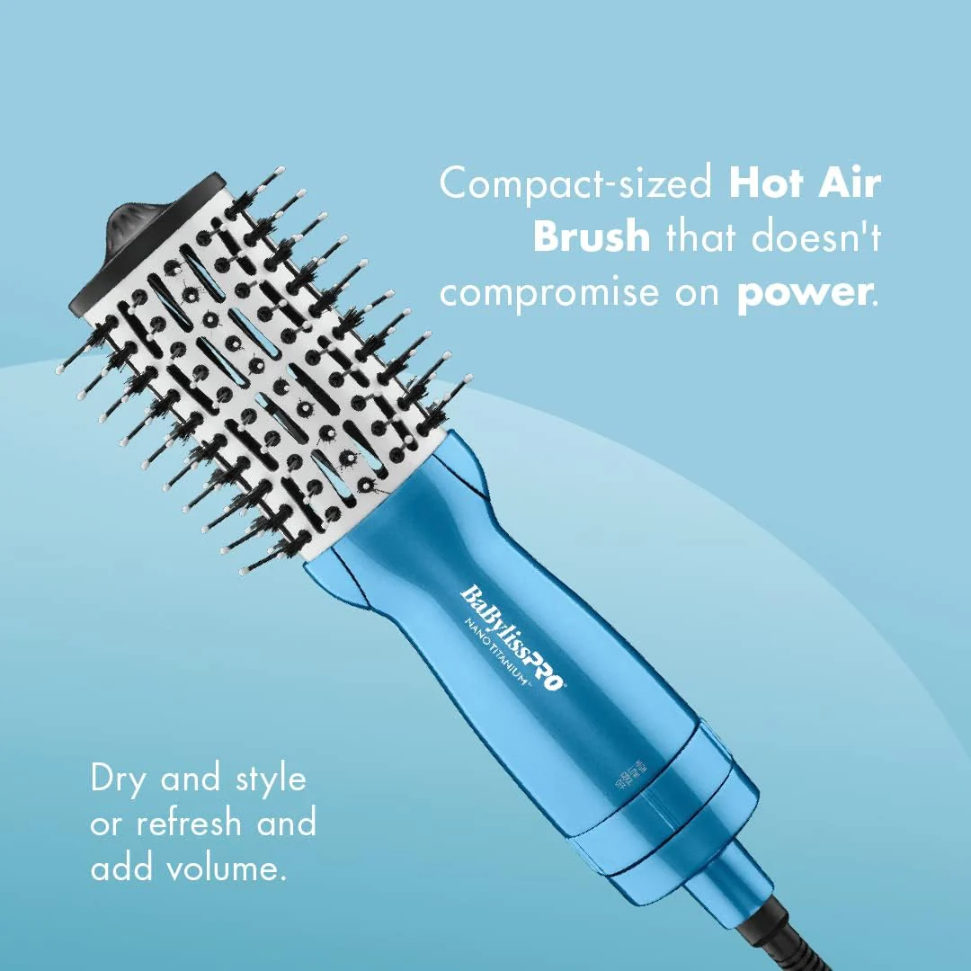 BaBylissPRO Nano Titanium Compact Hot Air Brush 2" (BNTMHBUC) - Image 4
