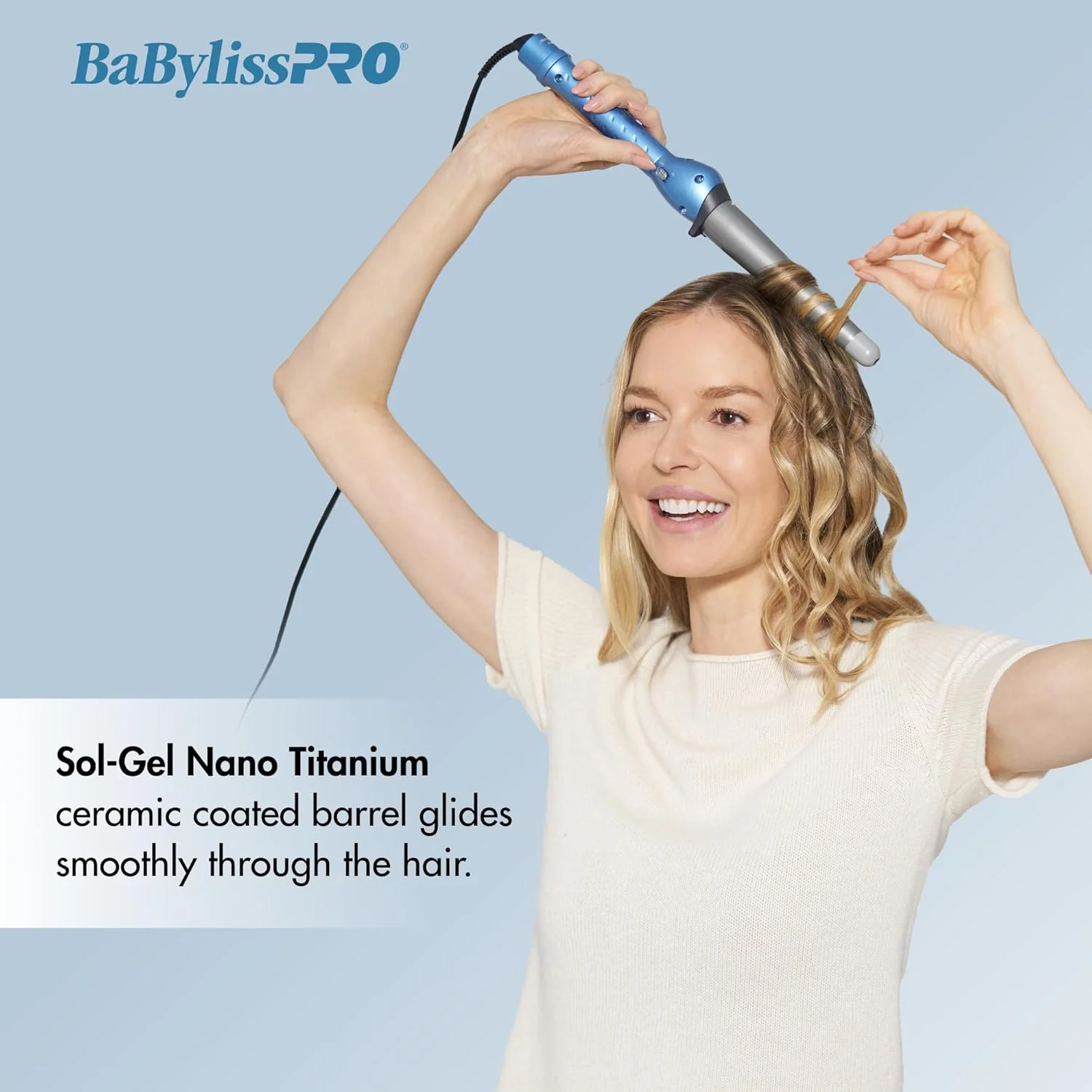 BaBylissPRO Nano Titanium ConiCurl Tapered Curling Wand 1.25" to 0.75" (BNT125TB) - Image 4