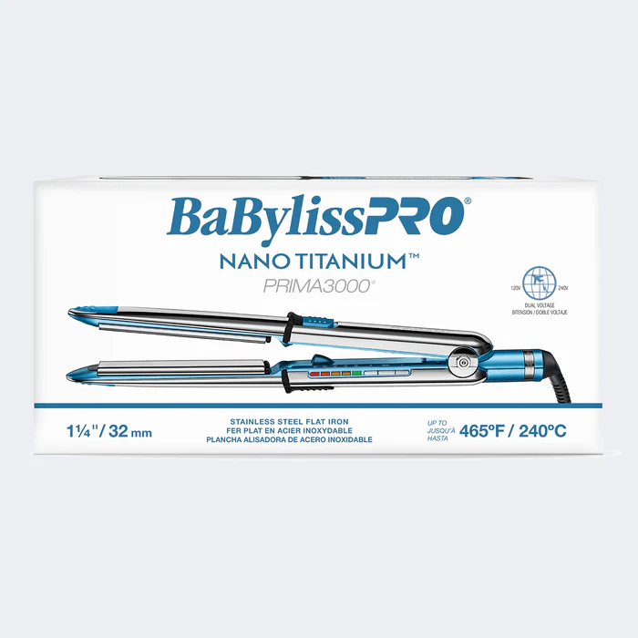 BaBylissPRO Nano Titanium Prima 3000 Flat Iron - 1.25" (BNT3000TUC) - Image 5