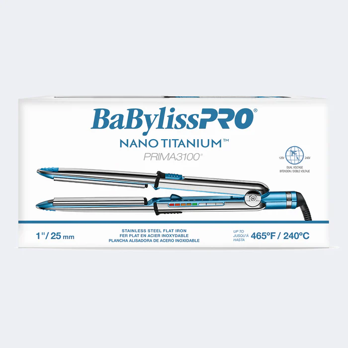 BaBylissPRO Nano Titanium Prima 3100 Flat Iron - 1" (BNT3100TUC) - Image 5