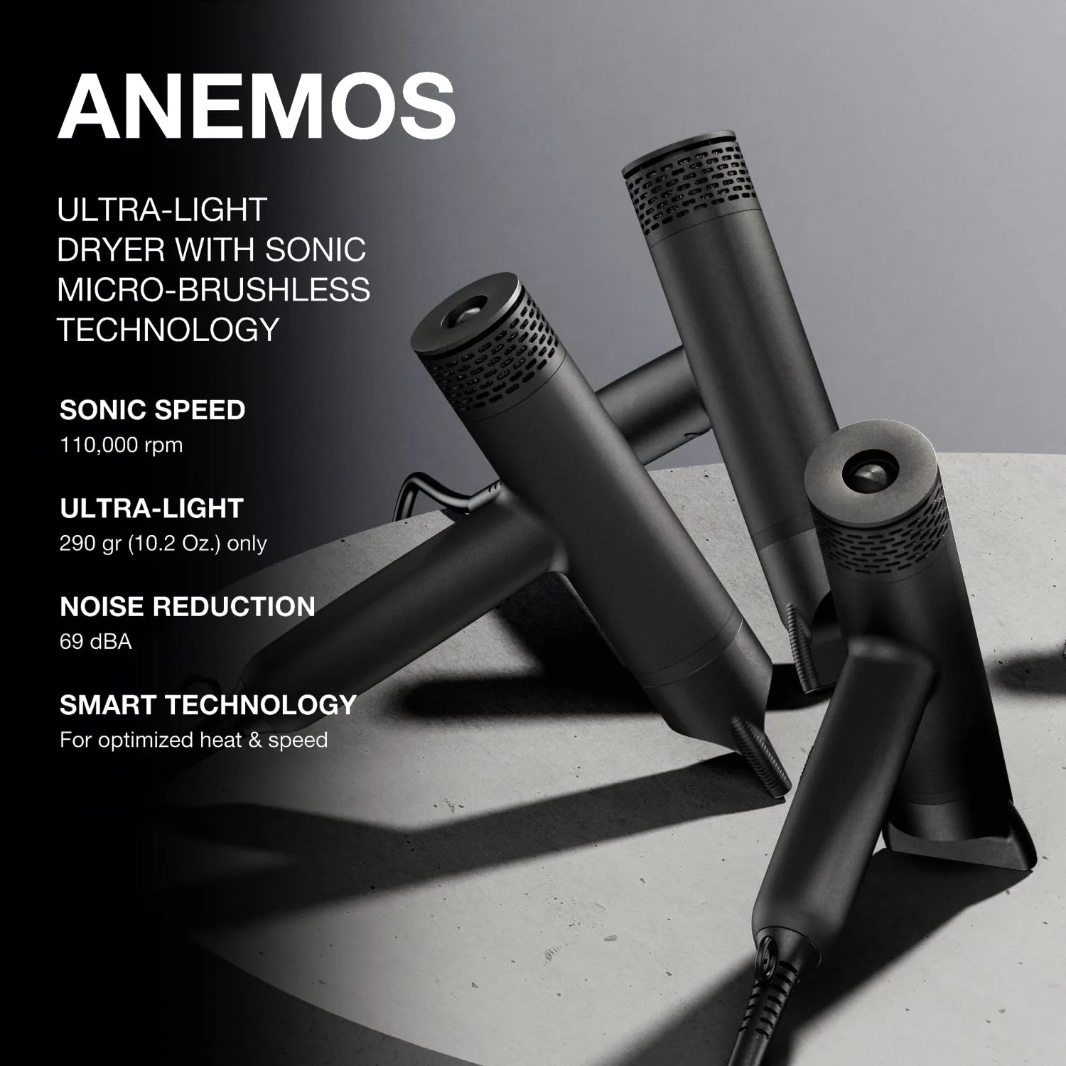 Elchim Anemos V2 Digital Brushless Hair Dryer - Image 8