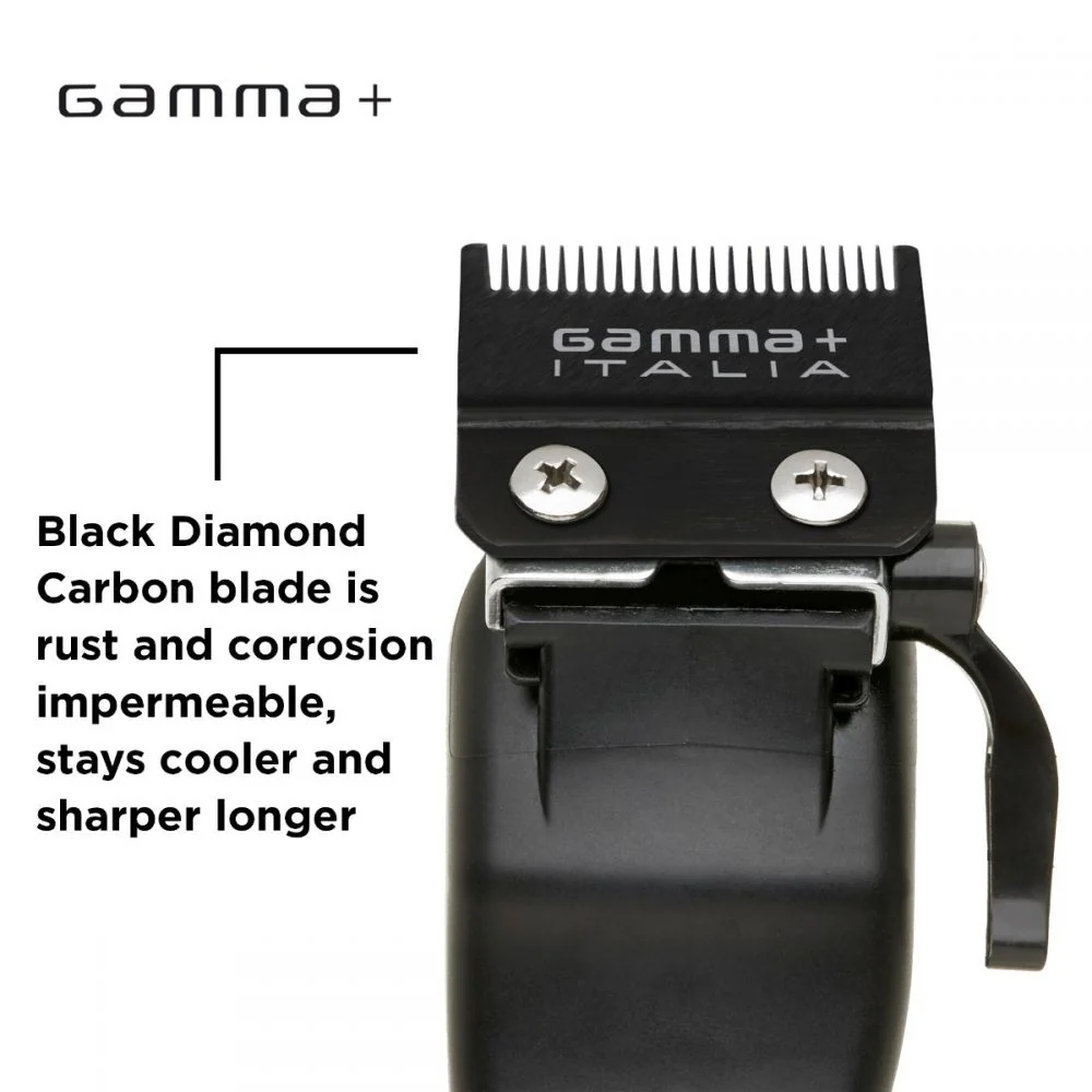 Gamma+ DLC Black Diamond Fade Fixed Replacement Clipper Blade (GPFBDFB) - Image 3