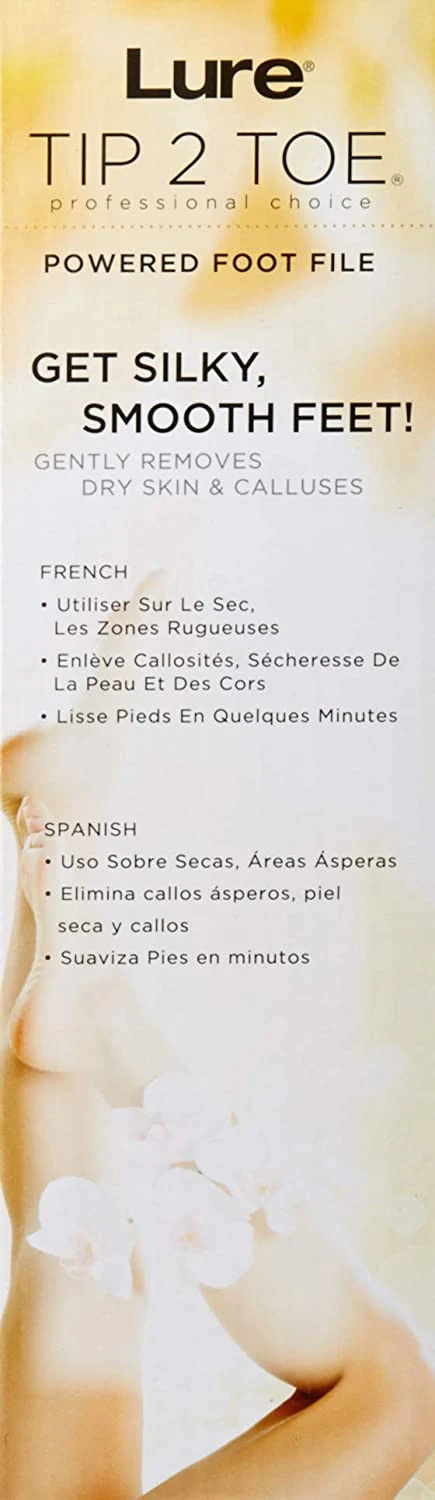 Lure Tip2Toe Professional Electric Callus Remover for Feet - Image 4