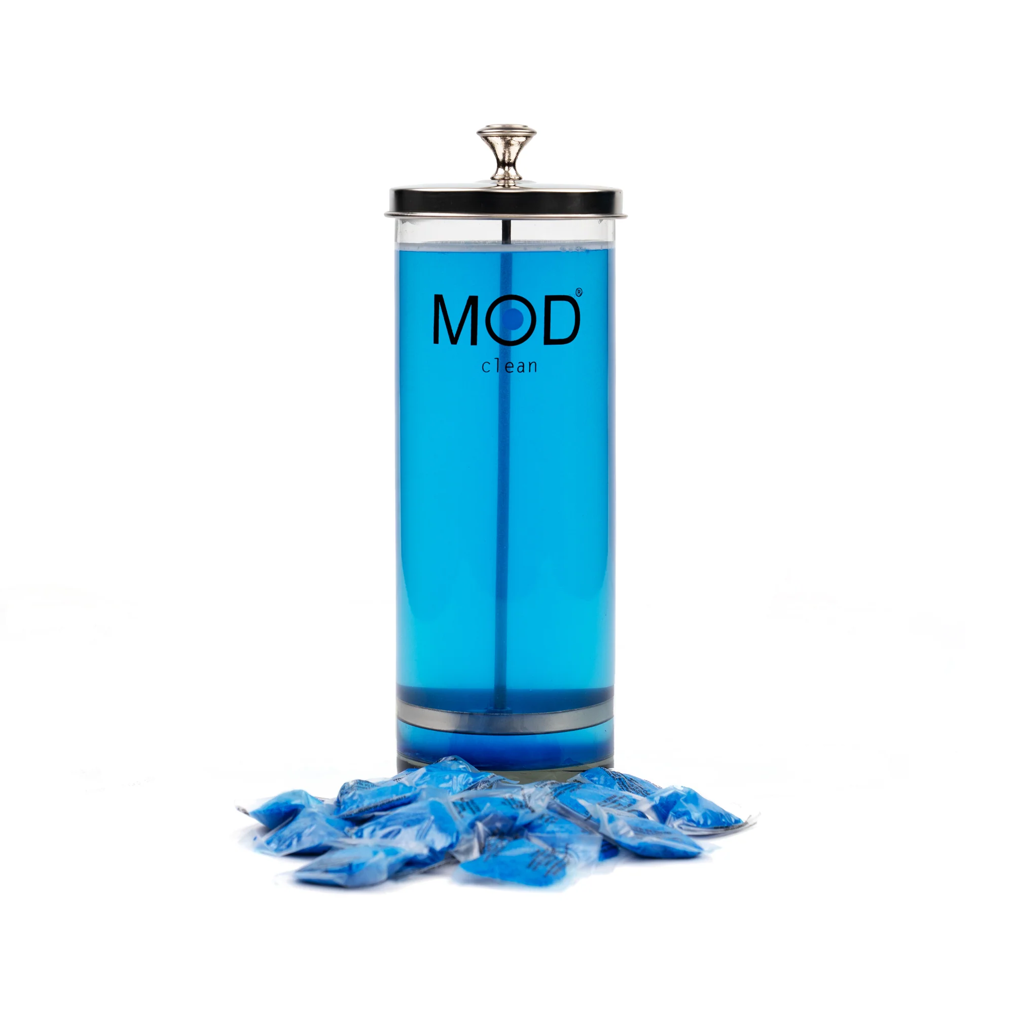 MOD Clean Eco-Friendly Salon & Barbershop Disinfectant, Fungicide & Virucide Water-Soluble Pods - Blue (32 pack) - Image 12
