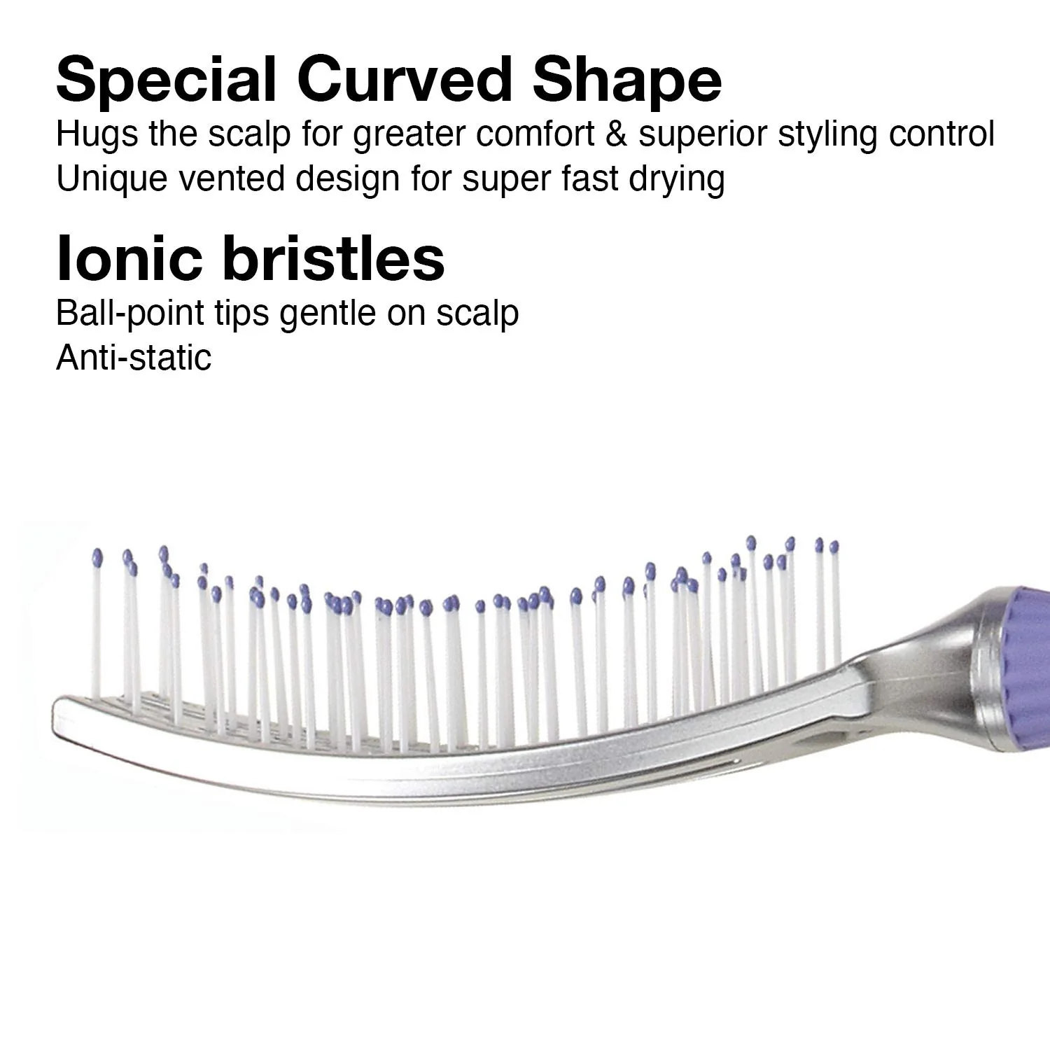 Olivia Garden FingerBrush Curved & Vented Ionic Brush Collection (FB) - Image 10