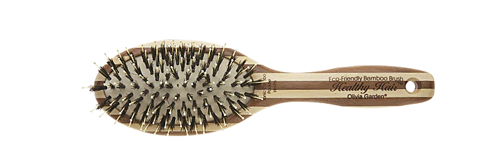Olivia Garden Healthy Hair Eco Friendly Bamboo Ionic Paddle Brush (HH-P) - Image 7