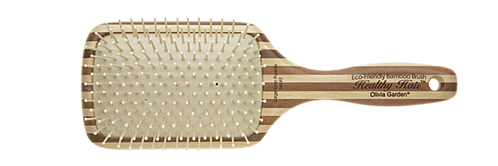 Olivia Garden Healthy Hair Eco Friendly Bamboo Ionic Paddle Brush (HH-P) - Image 8