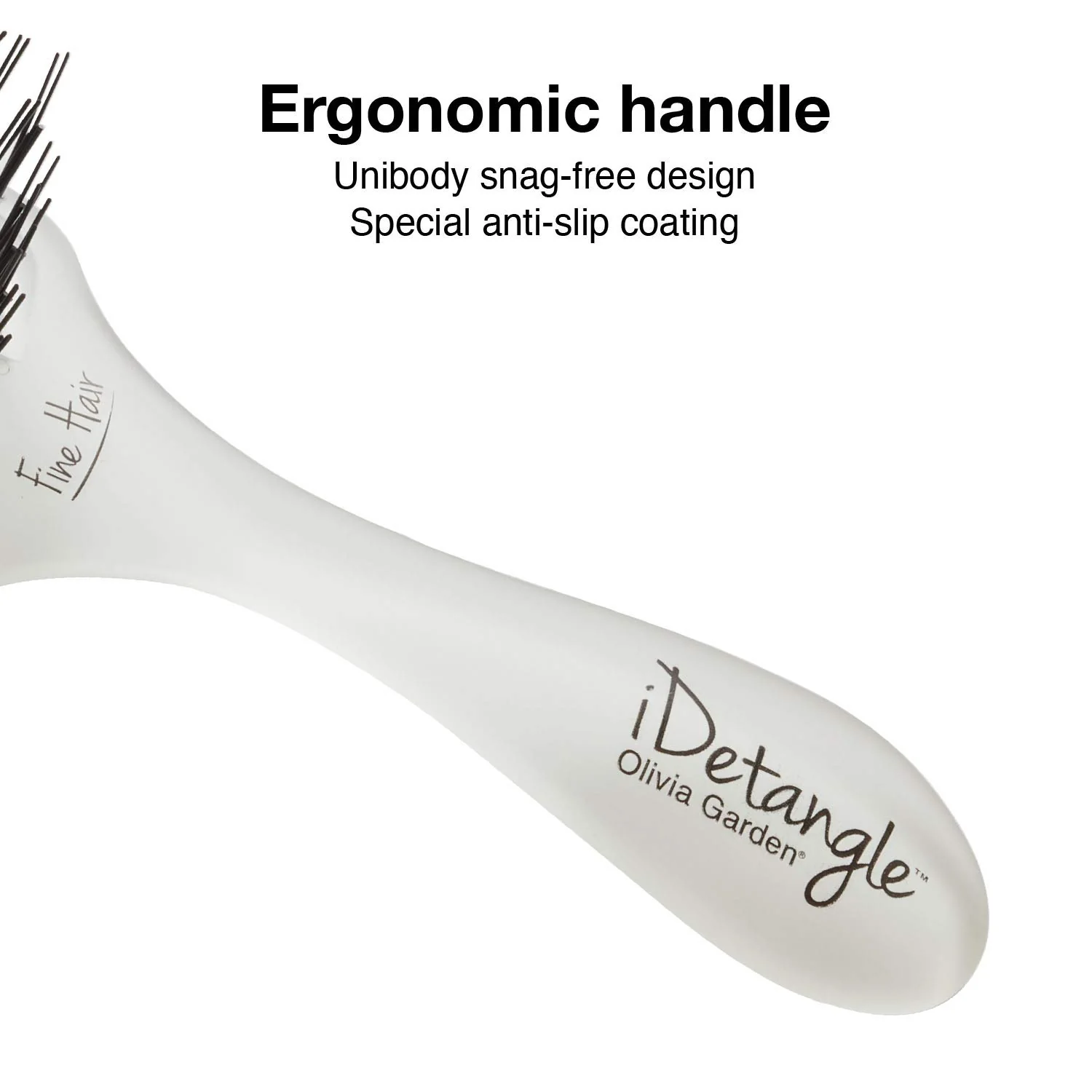 Olivia Garden iDetangle Flexible Vented Brush for Fine, Medium, or Thick Hair (ID) - Image 6
