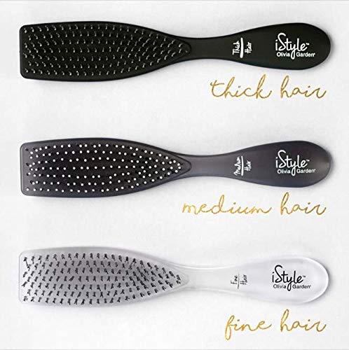 Olivia Garden iStyle Compact Styling Brush for Fine, Medium, or Thick Hair (IS) - Image 13