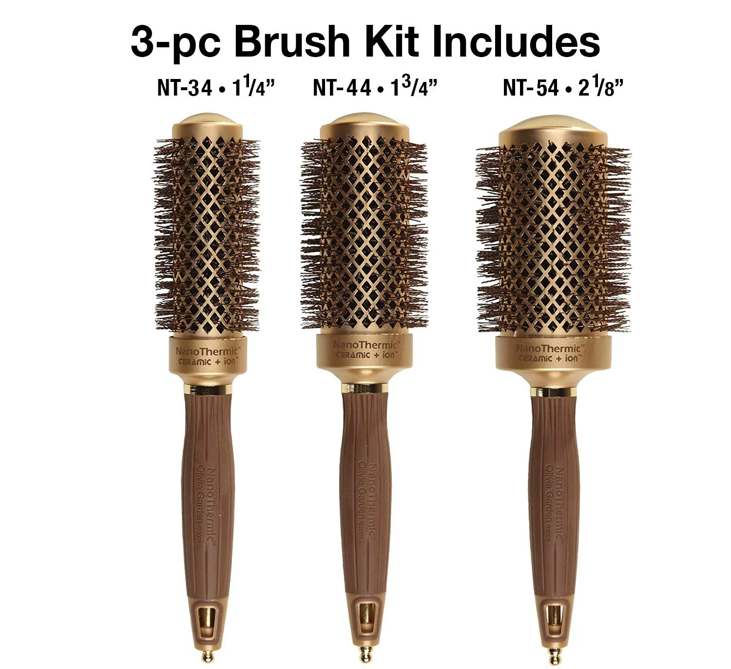Olivia Garden NanoThermic Ceramic + Ion Barrel Brush Collection (NT) - Image 21