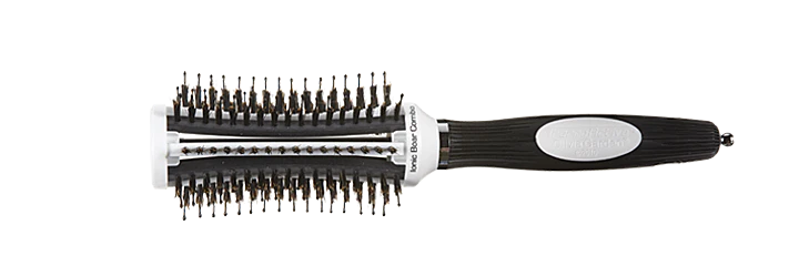 Olivia Garden ThermoActive Completely Vented Ionic Boar Combo Round Brush (TA-CO) - Image 4