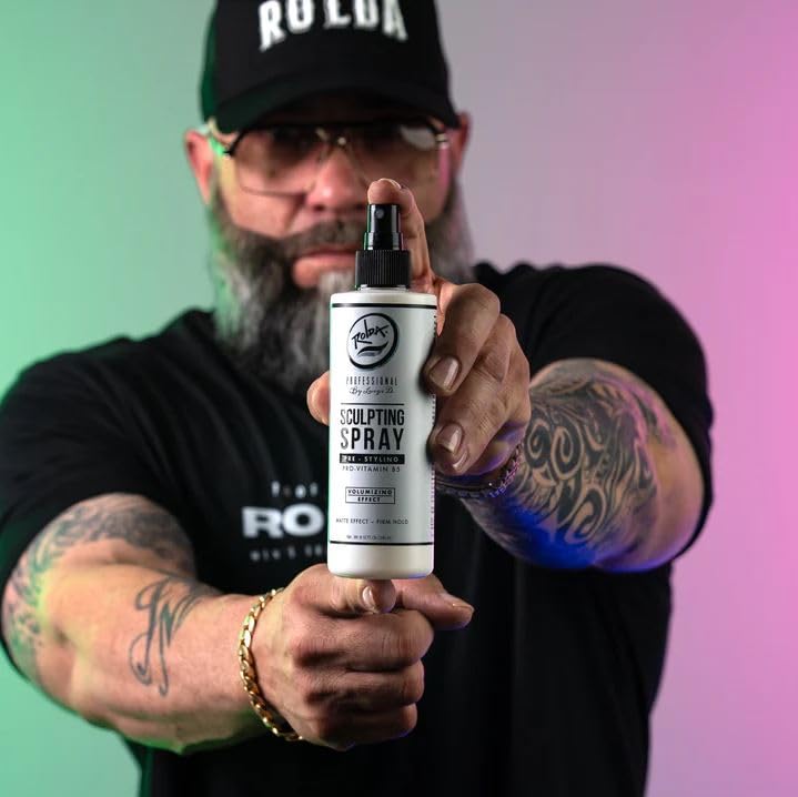 Rolda Pre-Styling Firm Hold Low Shine Sculpting Spray (240ml/8.12oz) - Image 3