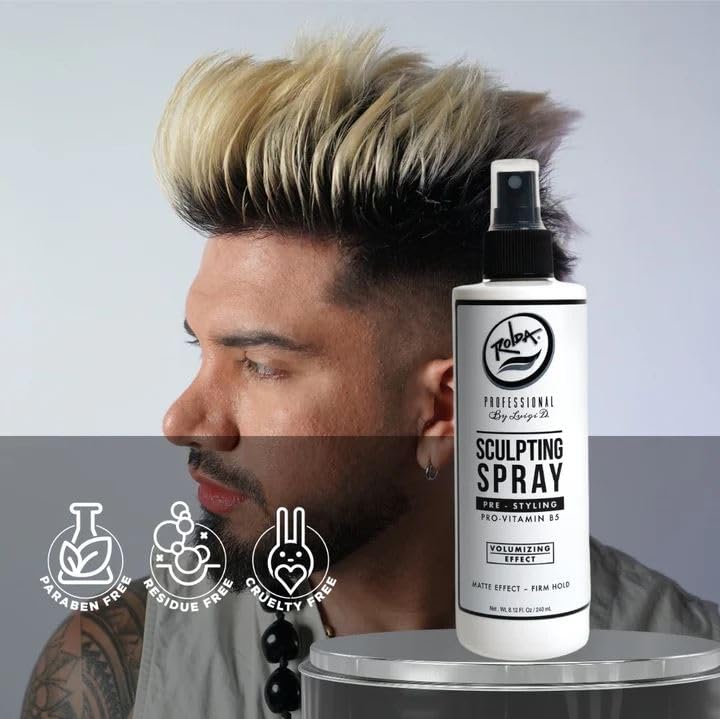 Rolda Pre-Styling Firm Hold Low Shine Sculpting Spray (240ml/8.12oz) - Image 8