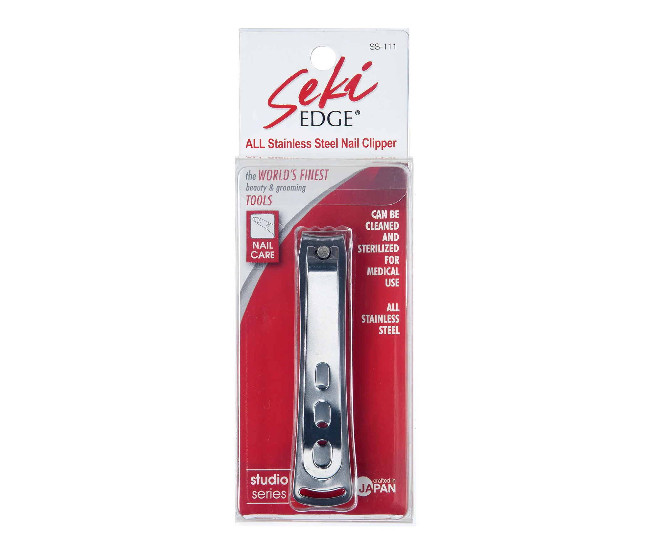 Seki Edge All Stainless Steel Nail Clippers (SS-111) - Image 4