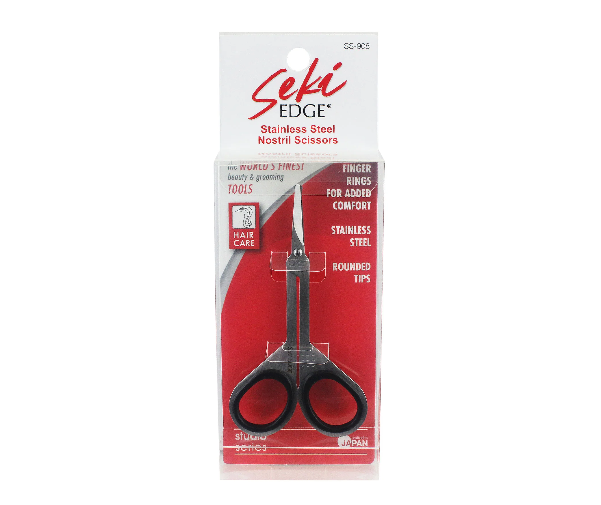 Seki Edge Stainless Steel Nostril Scissors (SS-908) - Image 7