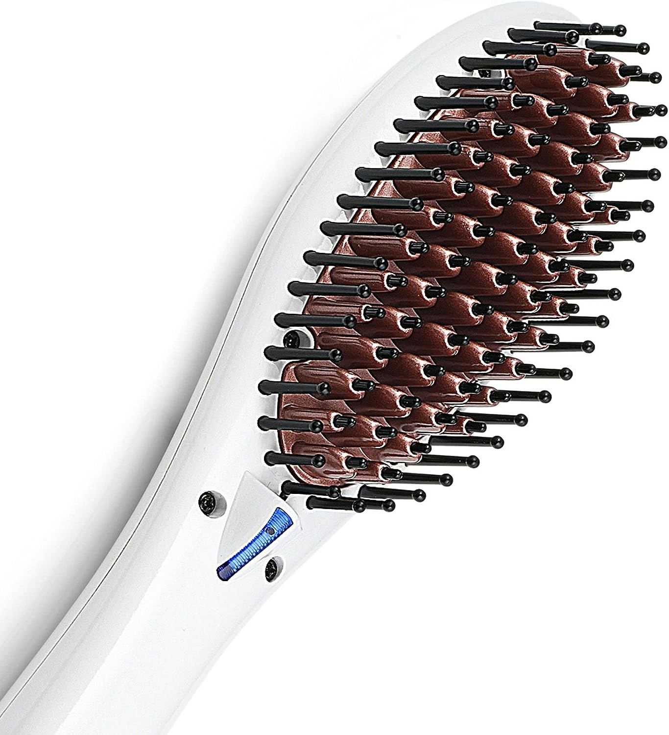StyleCraft Ionic Straightening Hot Brush w/ Cool Tips & LED Display (SC705W) - Image 3