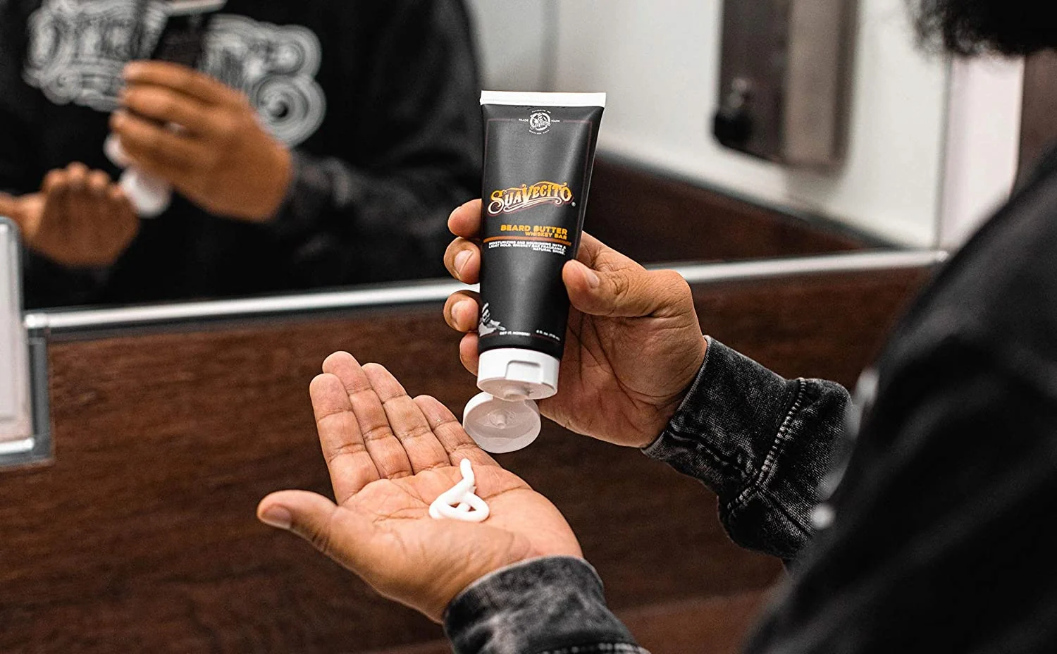 Suavecito Beard Butter - Whiskey Bar (118ml/4oz) - Image 3