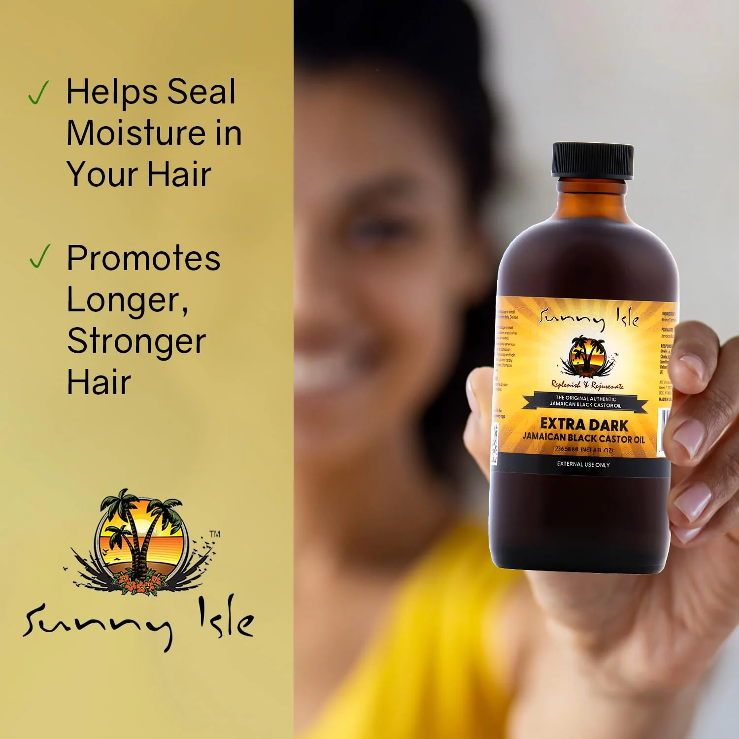 Sunny Isle Extra Dark Jamaican Black Castor Oil - Image 9