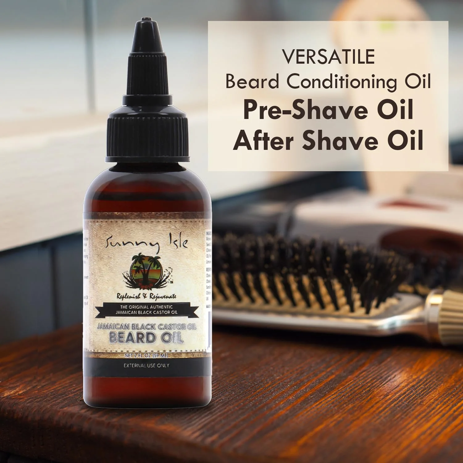 Sunny Isle Jamaican Black Castor Oil Beard & Skin Oil - Image 8