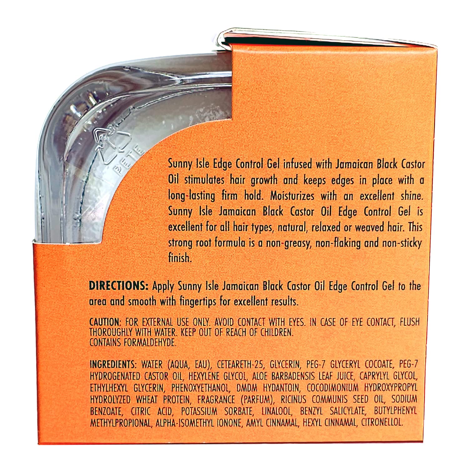 Sunny Isle Jamaican Black Castor Oil Edge Hair Gel (105ml/3.5oz) - Image 5