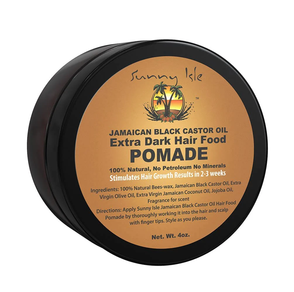 Sunny Isle Jamaican Black Castor Oil Extra Dark Hair Food Pomade (120ml/4oz) - Image 3