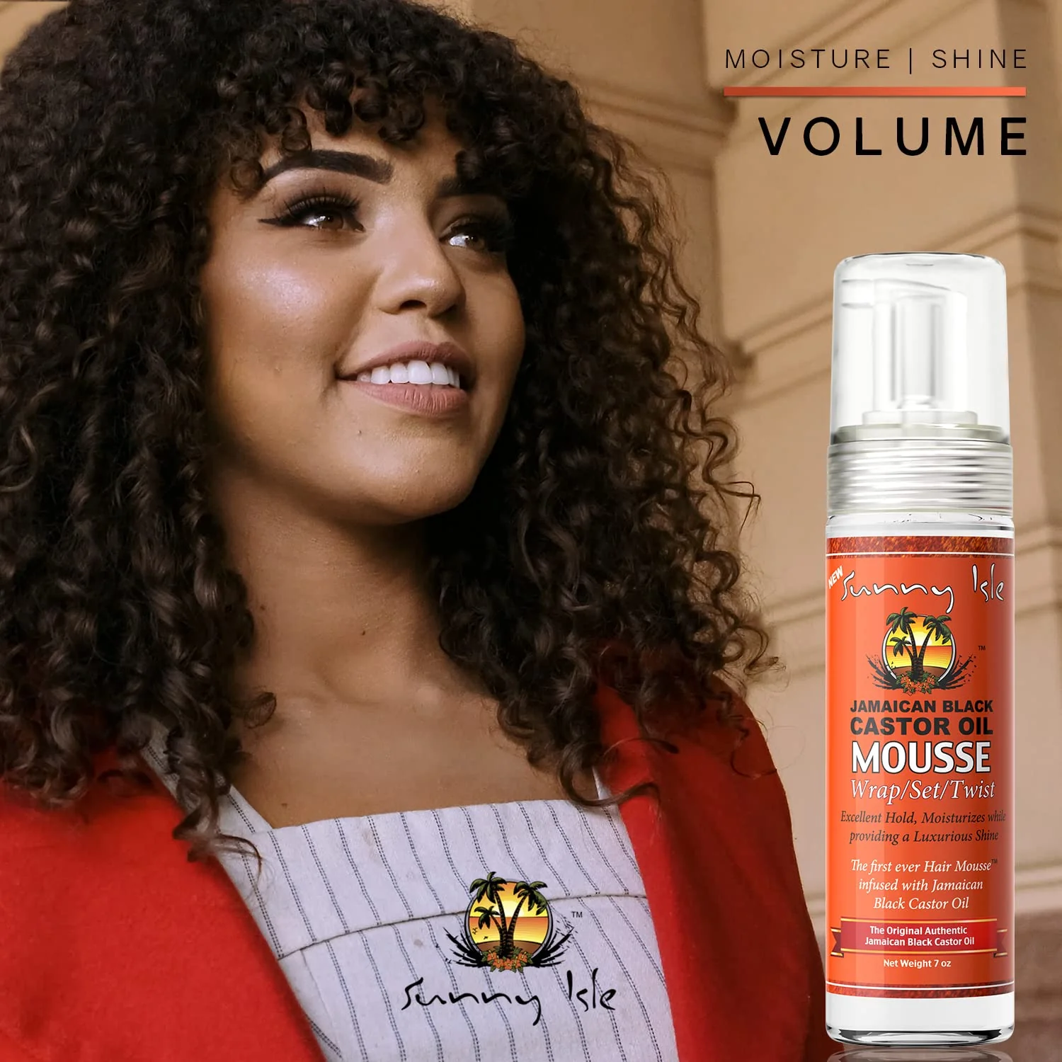 Sunny Isle Jamaican Black Castor Oil Mousse Wrap, Set, Twist (210ml/7oz) - Image 6