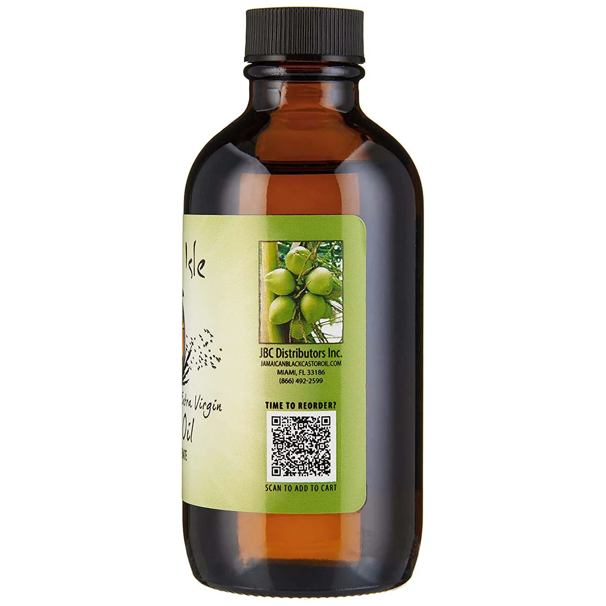 Sunny Isle Jamaican Organic Extra Virgin Coconut Oil (120ml/4oz) - Image 3