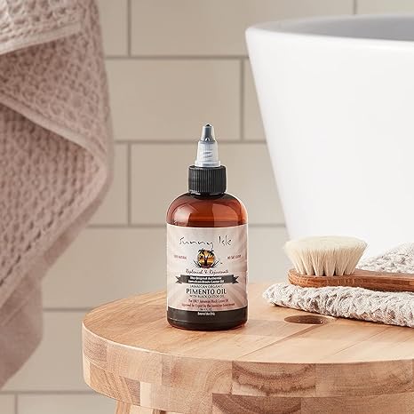 Sunny Isle Jamaican Organic Pimento Oil with Black Castor Oil (120ml/4oz) - Image 6