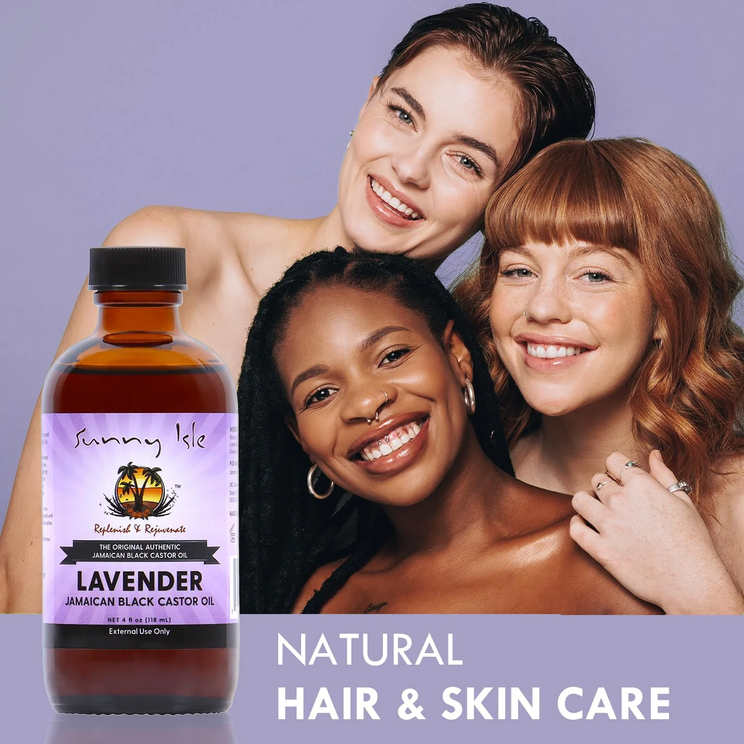 Sunny Isle Lavender Jamaican Black Castor Oil - Image 3