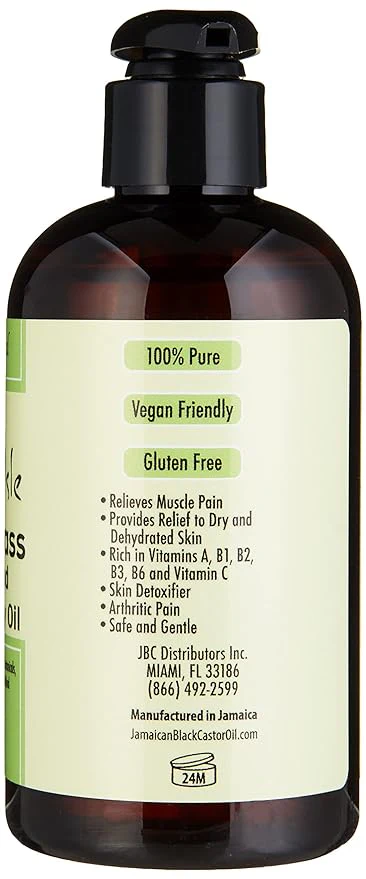 Sunny Isle Lemon Grass Massage and Aromatherapy Oil (240ml/8oz) - Image 5