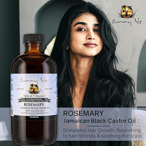 Sunny Isle Rosemary Jamaican Black Castor Oil - Image 3
