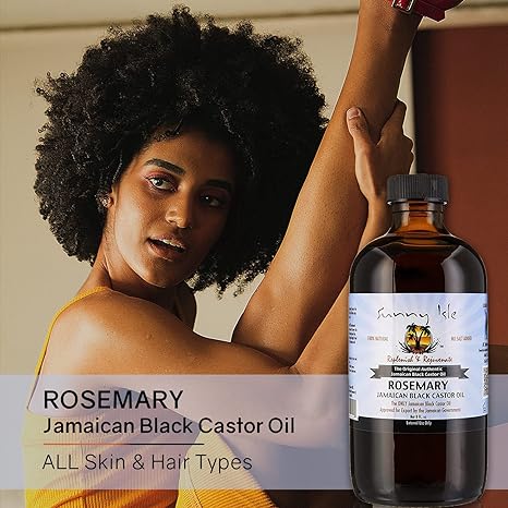 Sunny Isle Rosemary Jamaican Black Castor Oil - Image 5