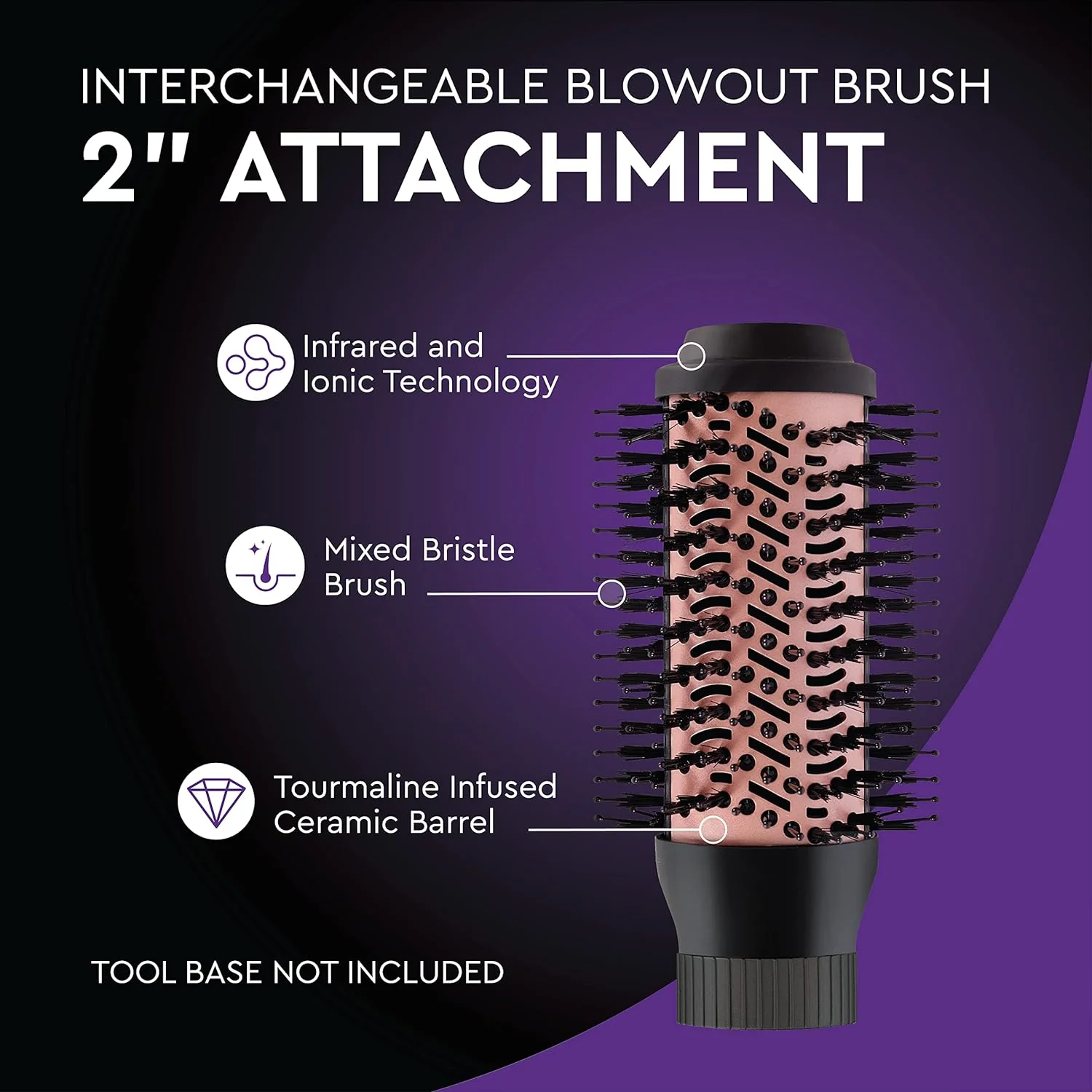 Sutra Beauty iBOB Interchangeable Blowout Brush Attachment (Base NOT Included) [3 Sizes Available] - Image 12