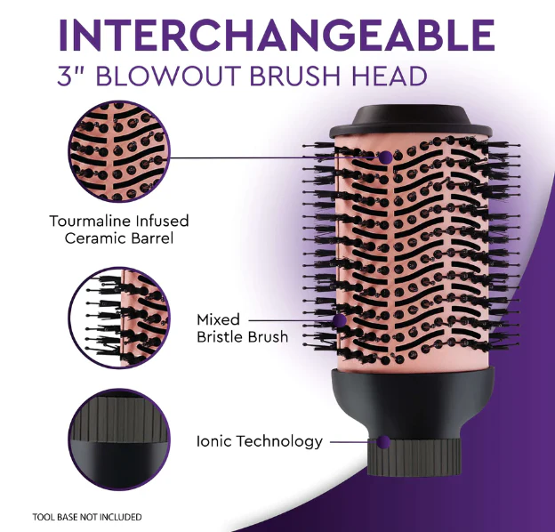 Sutra Beauty iBOB Interchangeable Blowout Brush Attachment (Base NOT Included) [3 Sizes Available] - Image 16