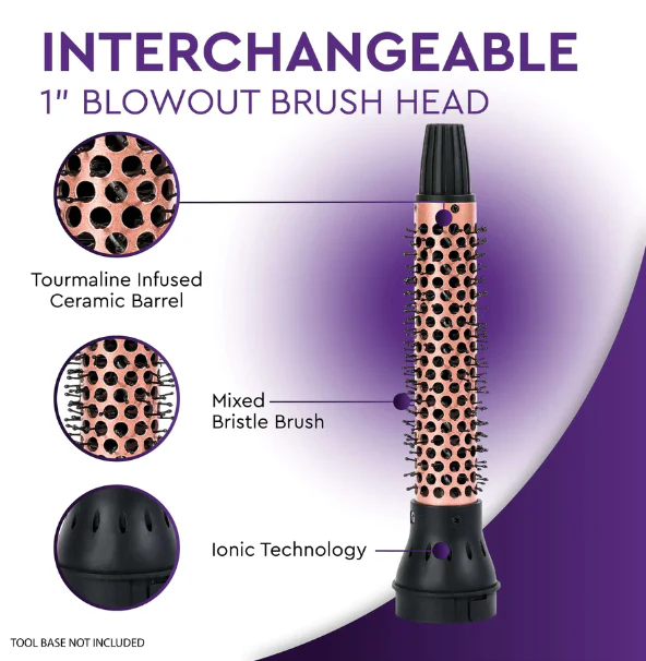 Sutra Beauty iBOB Interchangeable Blowout Brush Attachment (Base NOT Included) [3 Sizes Available] - Image 4