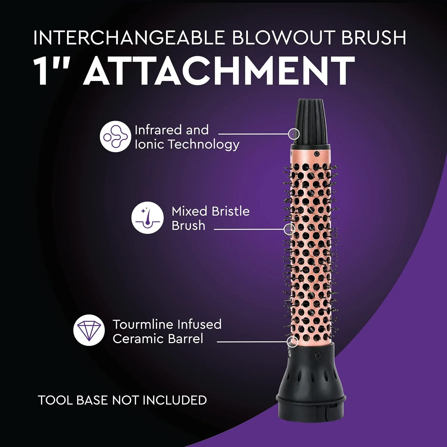 Sutra Beauty iBOB Interchangeable Blowout Brush Attachment (Base NOT Included) [3 Sizes Available] - Image 5